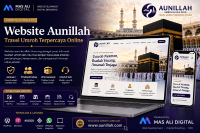Website Aunillah - Travel Umroh Terpercaya Online
